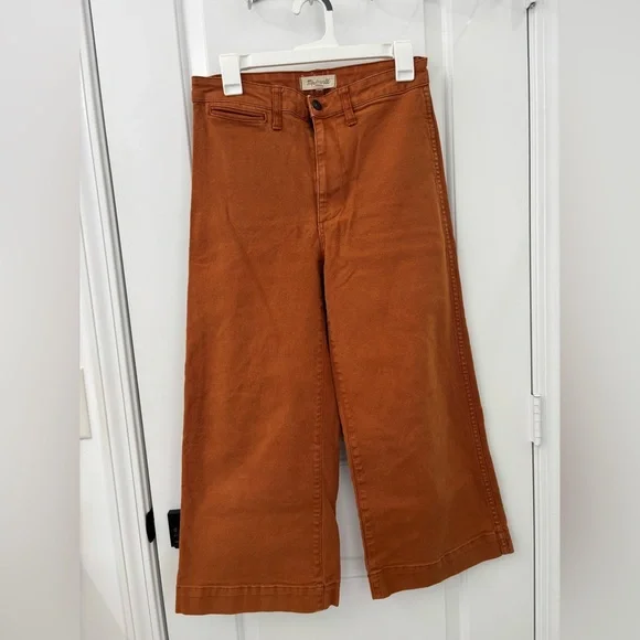 Madewell wide leg cropped pants - Picture 2 of 8